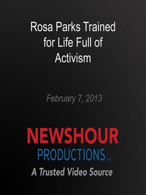 cover image of Rosa Parks Trained for Life Full of Activism